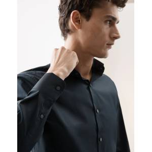Marks & Spencer Риза с тесен силует Marks & Spencer тъмносиня Marks & Spencer | Sin | МЪЖЕ | S