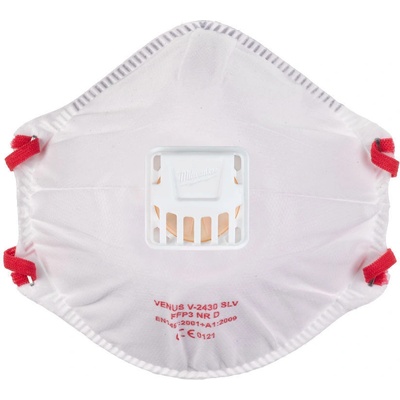 Milwaukee FFP3 respirátor s ventilom 4932471906 10 ks