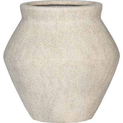 Pottery Pots Kvetináč Fleuri, béžový travertín, 46 x 46 cm