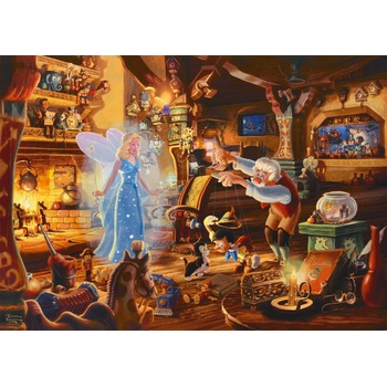 Image 1 of Schmidt Spiele - Puzzle Thomas Kinkade: Disney: Pinocchio - 1 000 piese