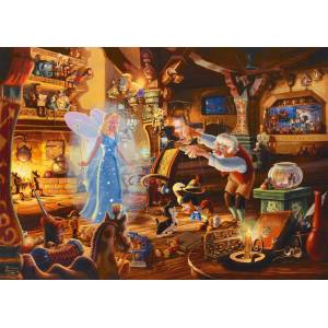 Schmidt Spiele - Puzzle Thomas Kinkade: Disney: Pinocchio - 1 000 piese