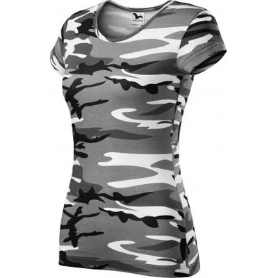 Malfini Camouflage дамска камуфлажна тениска, сива, 150г/м2 (12232)
