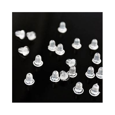 Šperky4U Náušnicový puzetový uzávěr silikonový - 1 kus - OK1018 – Zbozi.Blesk.cz