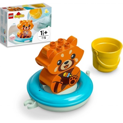 LEGO® DUPLO® 10964 Zábava vo vani : Plávajúca panda červená