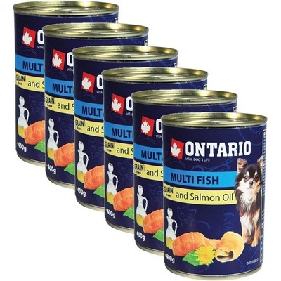 Ontario Multi Fish and Salmon Oil 6 x 400 g