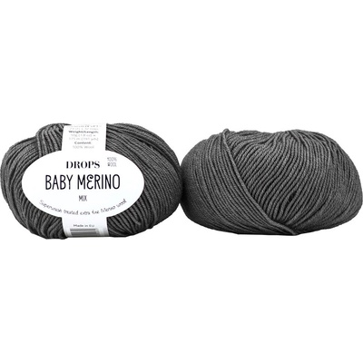 Drops Baby Merino 20 tmavě šedá