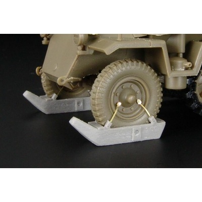 TAMIYA Hauler Sd Kfz 250-251 front wheels SKI Resin parts for-AFV model 1:48
