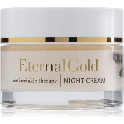 Organique Eternal Gold Anti-Wrinkle Therapy нощен крем против бръчки за суха до чувствителна кожа 50ml