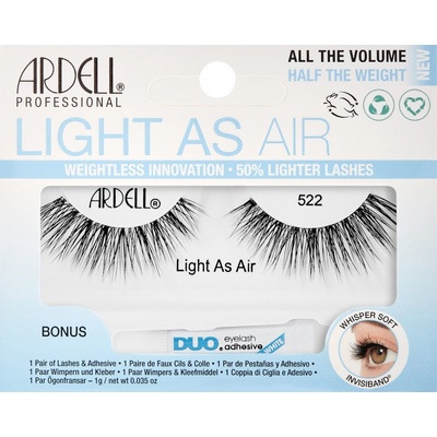Ardell Light As Air 522 + lepidlo na riasy Duo 1 g Black