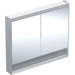 Geberit Огледален шкаф Geberit One ComfortLight с ниша 105 см, анодизиран алуминий (505.834.00.1)