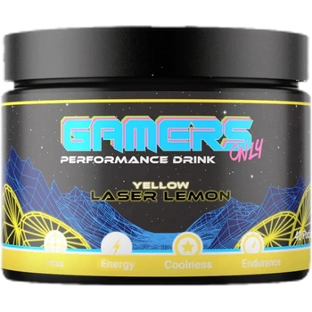 Gamers Only Performance Drink | For Maximum Focus & Speed [200 грама] Yellow Lazer Lemon