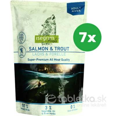Isegrim Dog Adult Salmon & Trout 7 x 410 g