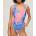 Superdry Бански костюм Superdry Print Scoop Back swimsuit - Multicolor (Multi Marble)