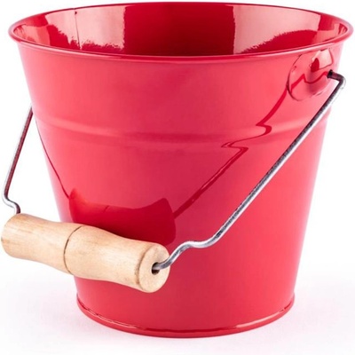 Woodyland Woody - Детска метална кофичка - червена