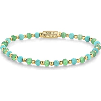 REBEL & ROSE náramok Blue Green Adventure RR-40143-G