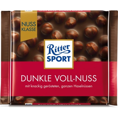 Ritter Sport hořká s lískovými oříšky 100 g