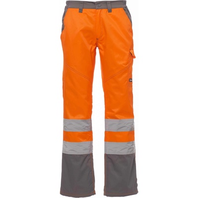 Payper CHARTER POLAR reflexné zateplené nohavice pánske Fluorescent orange Navy blue