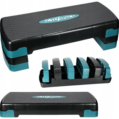 Step Activ/Space Nastavitelný aerobik step se 3 úrovněmi
