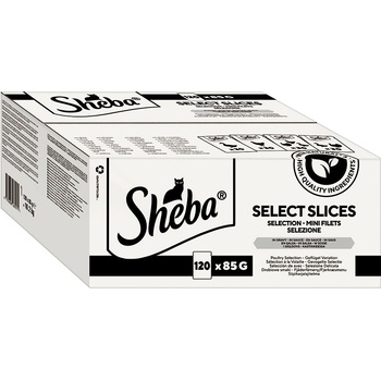 SHEBA Selection Select Slices hydinové maškrty v omáčke 120 x 85 g