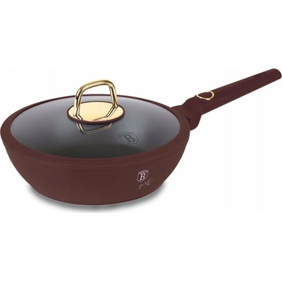 BERLINGERHAUS Panvica hlboká s titánovým povrchom a pokrievkou 24 cm Leonardo Collection