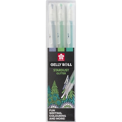 Sakura poxpgbsta3b Gelly Roll Stardust Les 3 třpytivé barvy