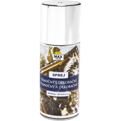 Max Color dekoračná farba v spreji 150 ml strieborná