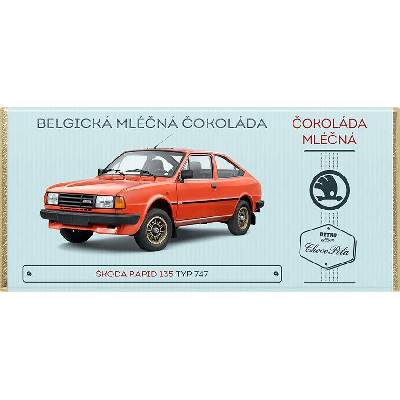 Choco Pola Škoda Rapid 135, typ 747 mléčná 100 g