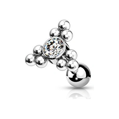 Šperky4U Cartilage piercing helix tragus CP1093