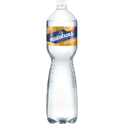 Poděbradka pomeranč 6 x 1,5 l