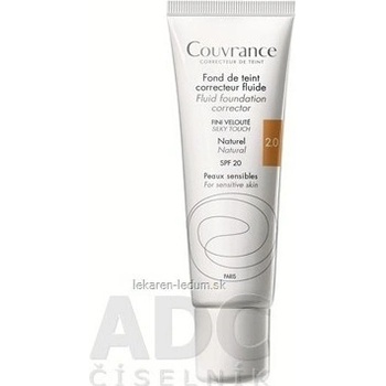 Avène Couvrance tekutý krycí make-up SPF20 2.0 Natural 30 ml