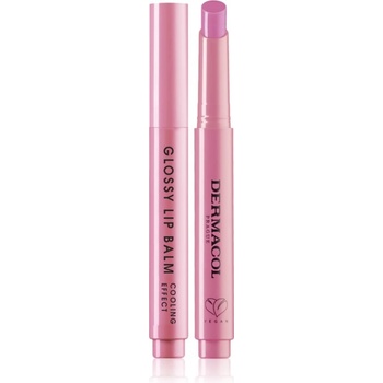 Dermacol Beauty Stick Glossy Lip Balm гланц-грижа за устни с охлаждащ ефект аромати 06 Blackberry 2.2 гр