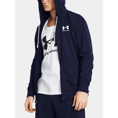 Under Armour Rival Terry LC FZ tmavě modrá