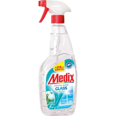 MEDIX препарат за почистване на стъкла, Помпа, Cotton breeze, 500мл