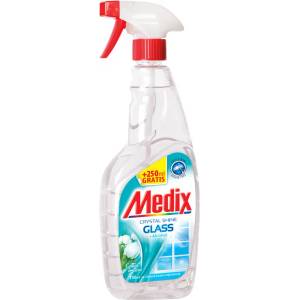  MEDIX препарат за почистване на стъкла, Помпа, Cotton breeze, 500мл