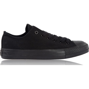 SoulCal Юношески платнени обувки SoulCal Low Junior Canvas Shoes - Black/Black