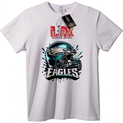 NOONEBRAND Тениска Super Bowl LIX Eagles - 7XL, Black
