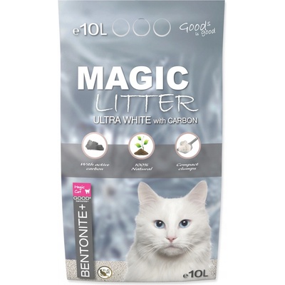 Magic Cat Magic Litter Bentonite Ultra White 10 l – Zboží Dáma Magic Cat Magic Litter Bentonite Ultra White 10 l – Zboží Dáma