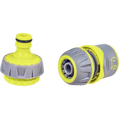 Gardex Tools Комплект конектор 1/2" със закл. и адаптер 1/2"-3/4"luxe gx