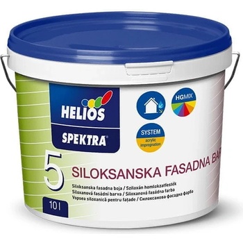 HELIOS SPEKTRA Siloxanová fasádna farba 2 l báza - biela