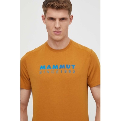 MAMMUT Спортна тениска Mammut Trovat Logo в оранжево с принт (1017.05250)