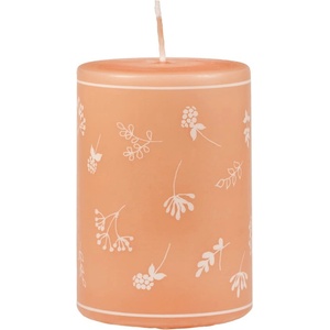 Unipar Оранжева свещ , време на горене 30 ч. Fleur - Unipar (Fleur Orange Pillar 60x70)