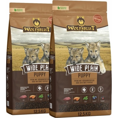 Wolfsblut Wide Plain Puppy 2 x 12,5 kg