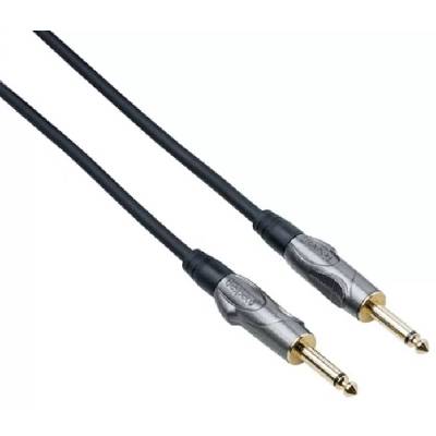 Кабел за инструменти Bespeco - TT600, 6.3 mm/6.3 mm, 6 m, черен (TT600)