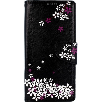TopQ Pouzdro Xiaomi Redmi Note 9 Pro knížkový Květy sakury