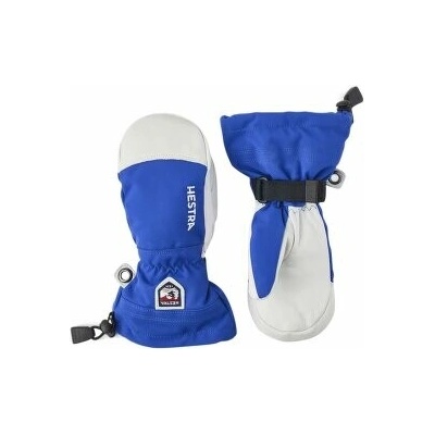 Hestra Army Leather Heli Ski Jr. Mitt Royal modrá