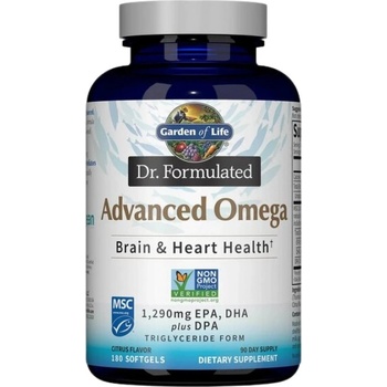 Garden of Life Dr. Formulated Advanced Omega [180 Гел капсули] Цитрус
