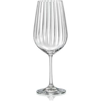 Crystalex sklenice na víno Waterfall 6 x 550 ml