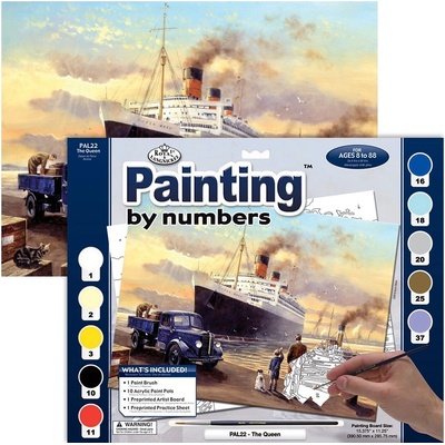 Royal Langnickel Malování podle čísel 30 x 40 cm Loď