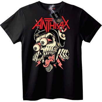 NOONEBRAND Тениска Anthrax Skull Скейт - 3XL, Black