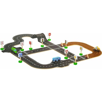 Excellent Dřevěná dráha Dálnice s mostem